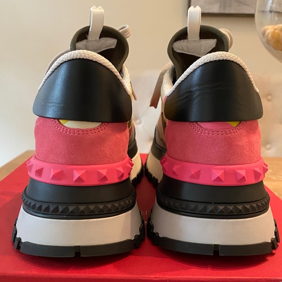 VALENTINO GARAVANI Rockrunner Up leather sneakers - Picture 8 of 15